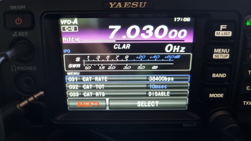 Comport Einstellungen